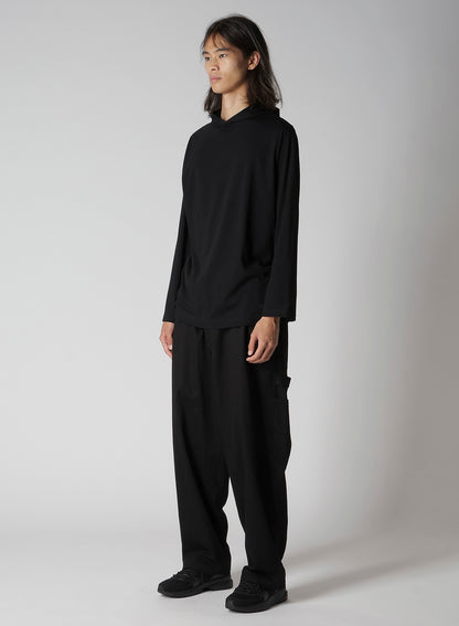 Y's for men LOGO PRINT HOODIE