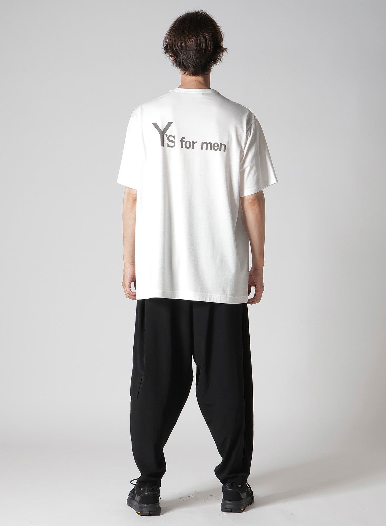 Y's for men BIG LOGO PRINT SHORT SLEEVE T-SHIRT