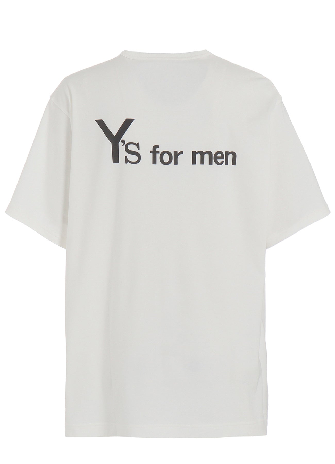 y’s shop Y's for men BIG LOGO PRINT SHORT SLEEVE T-SHIRT – THE SHOP YOHJI