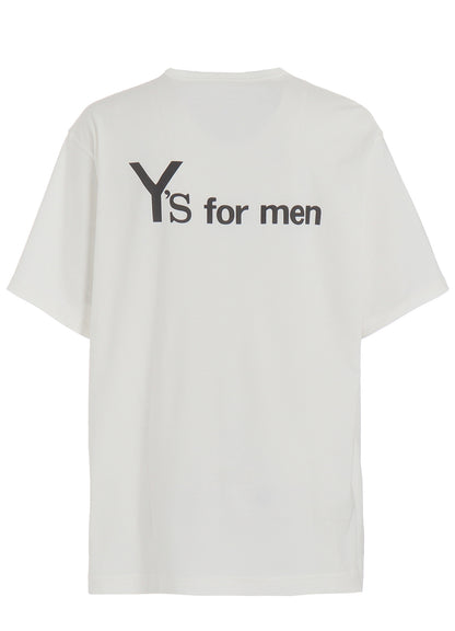 Y's for men BIG LOGO PRINT SHORT SLEEVE T-SHIRT
