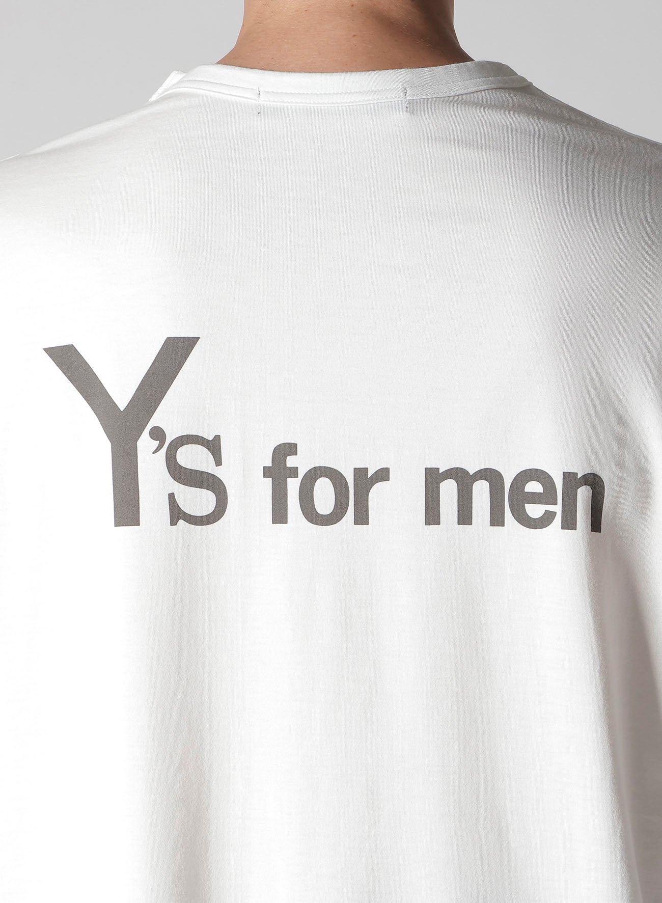 Y's for men BIG LOGO PRINT SHORT SLEEVE T-SHIRT