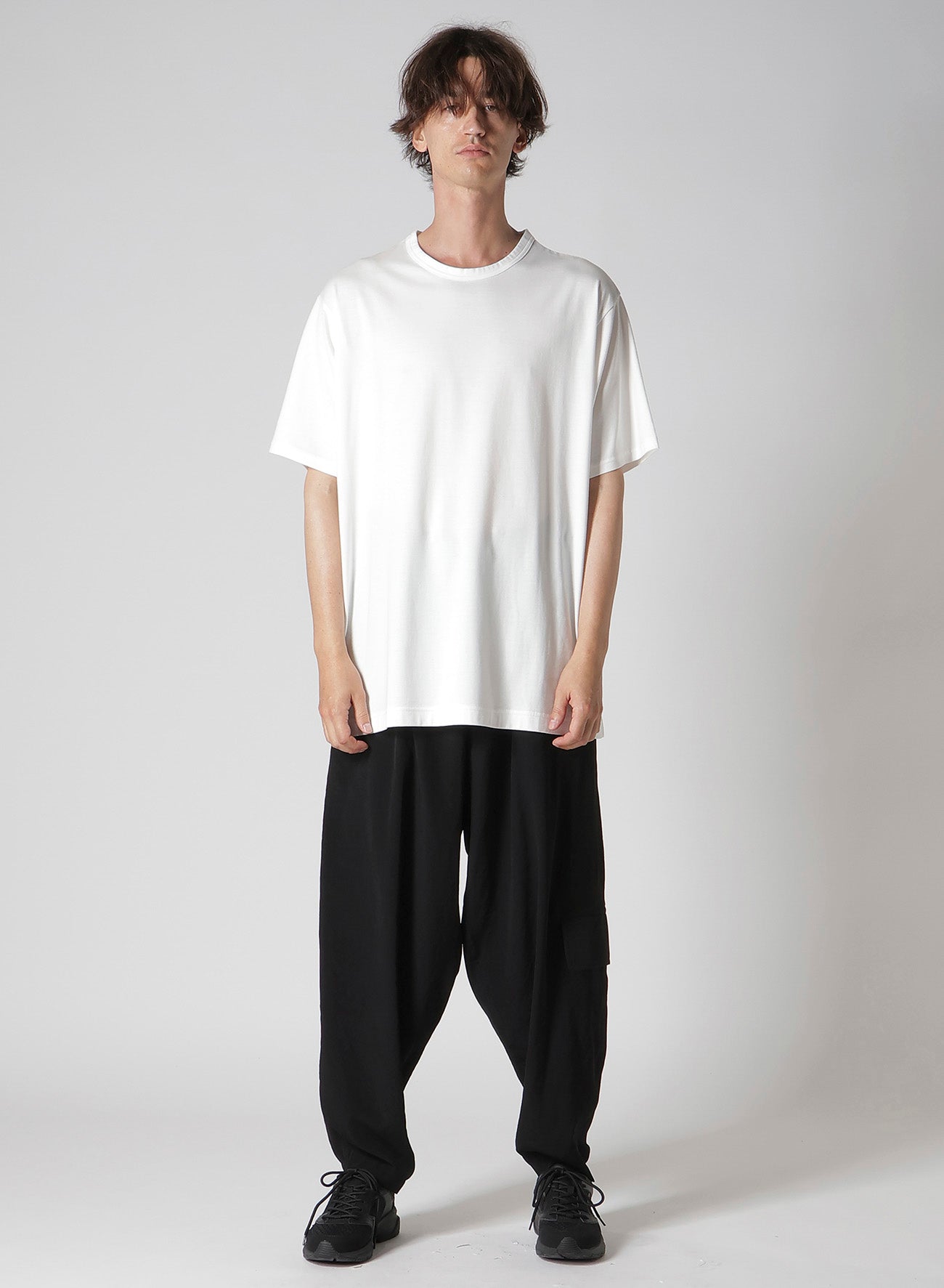 Y's for men BIG LOGO PRINT SHORT SLEEVE T-SHIRT