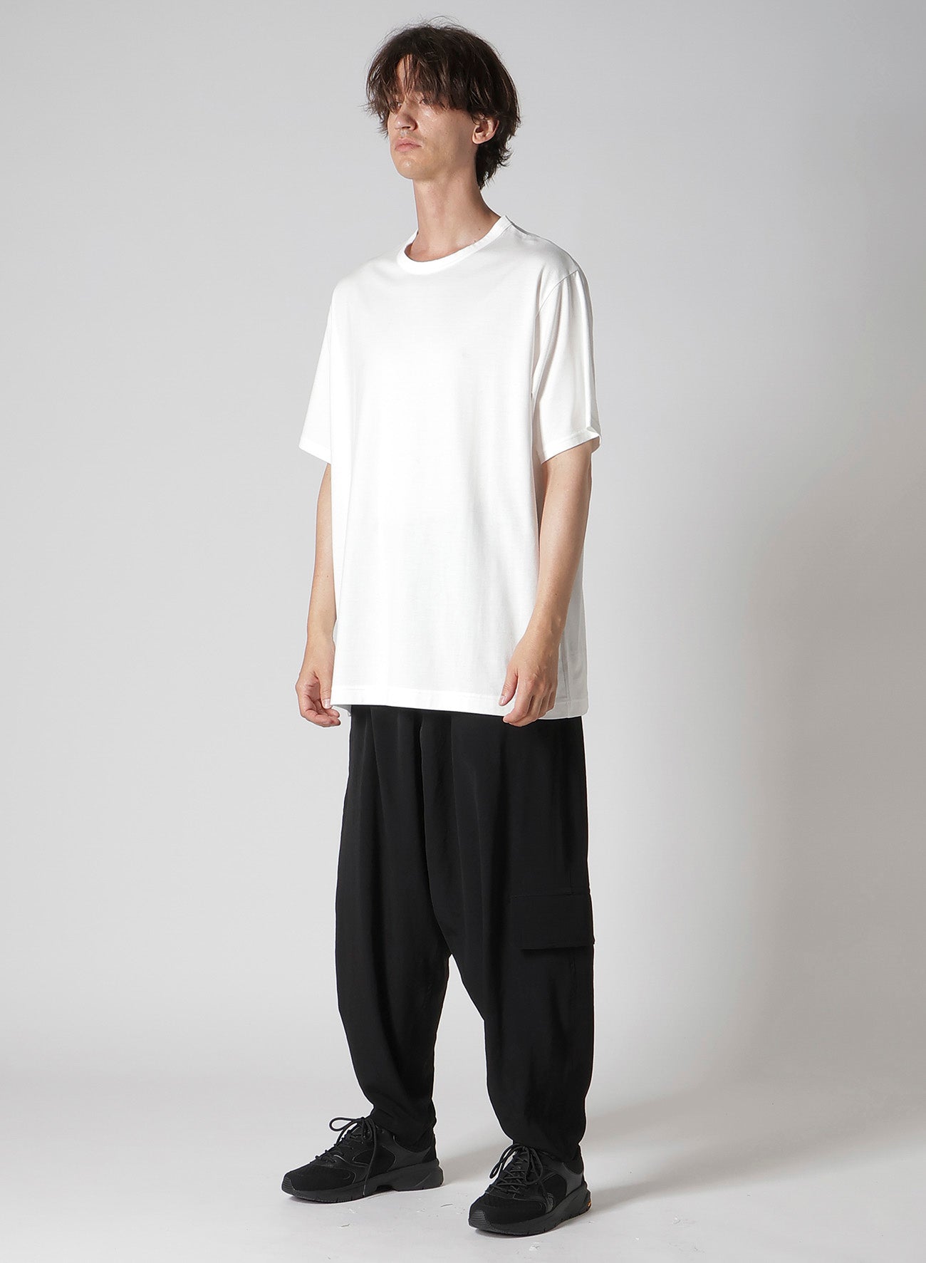 Y's for men BIG LOGO PRINT SHORT SLEEVE T-SHIRT