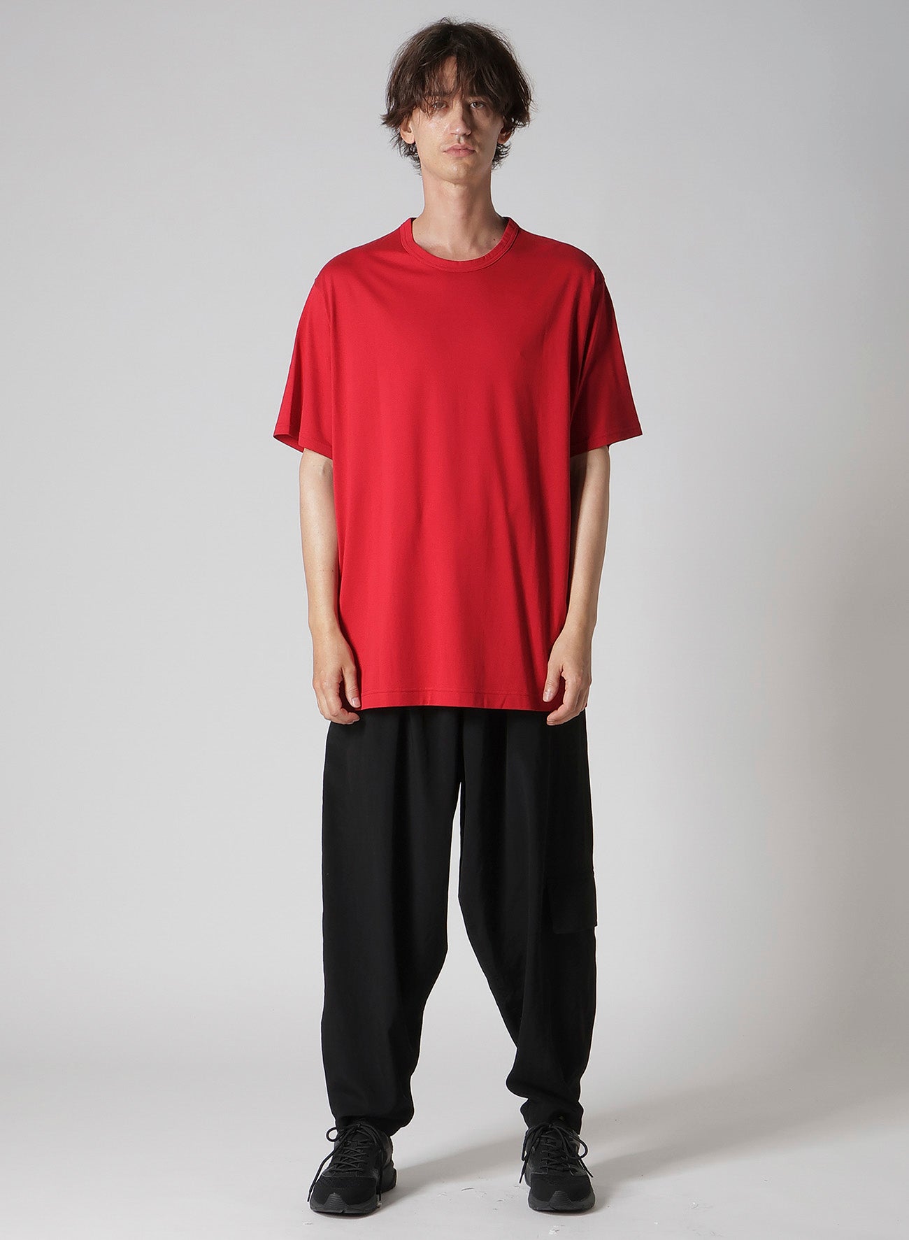 Y's for men BIG LOGO PRINT SHORT SLEEVE T-SHIRT