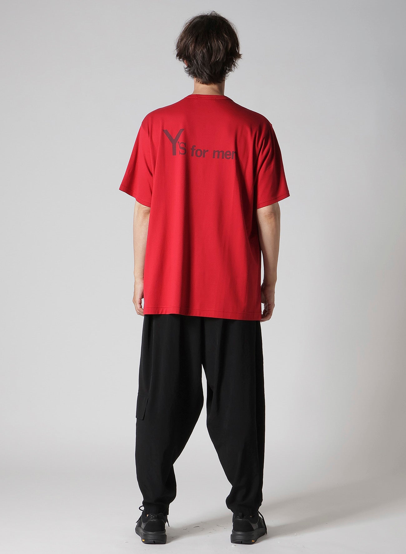 Y's for men BIG LOGO PRINT SHORT SLEEVE T-SHIRT