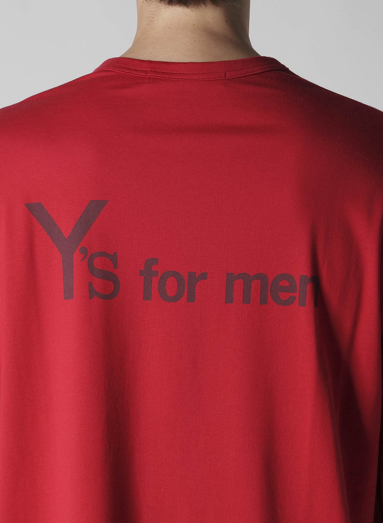 Y's for men BIG LOGO PRINT SHORT SLEEVE T-SHIRT