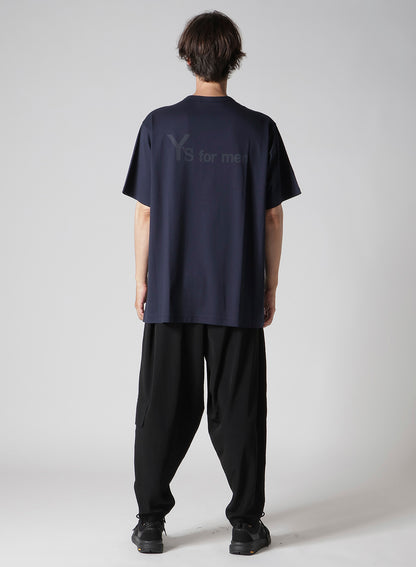 Y's for men BIG LOGO PRINT SHORT SLEEVE T-SHIRT