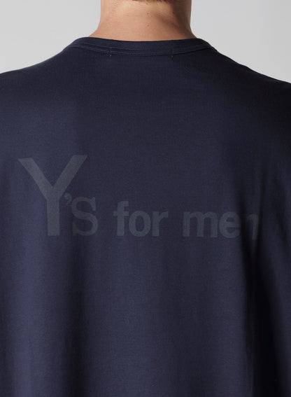 Y's for men BIG LOGO PRINT SHORT SLEEVE T-SHIRT