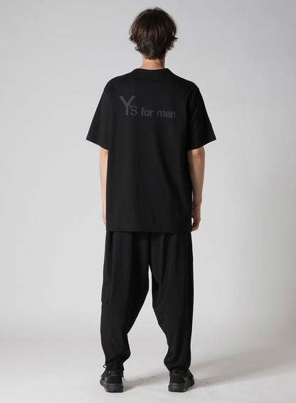 Y's for men BIG LOGO PRINT SHORT SLEEVE T-SHIRT
