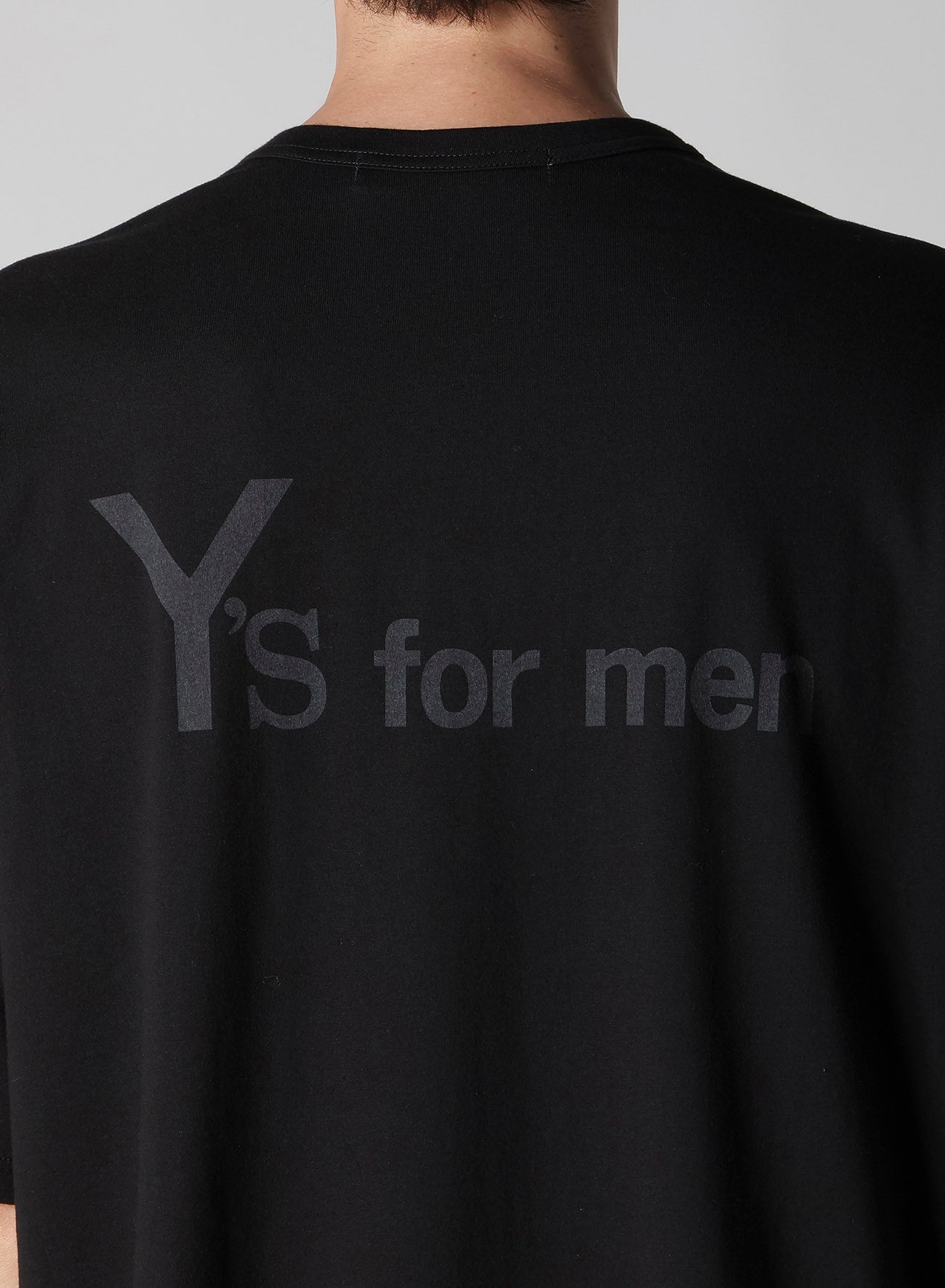Y's for men BIG LOGO PRINT SHORT SLEEVE T-SHIRT