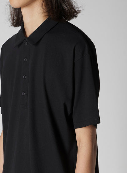 Y's for men LOGO PRINT POLO SHIRT