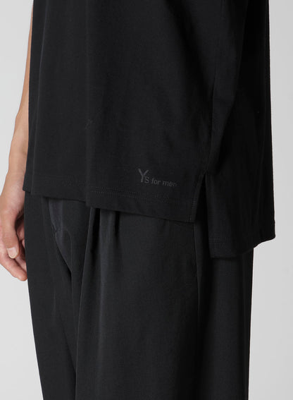 Y's for men LOGO PRINT POLO SHIRT