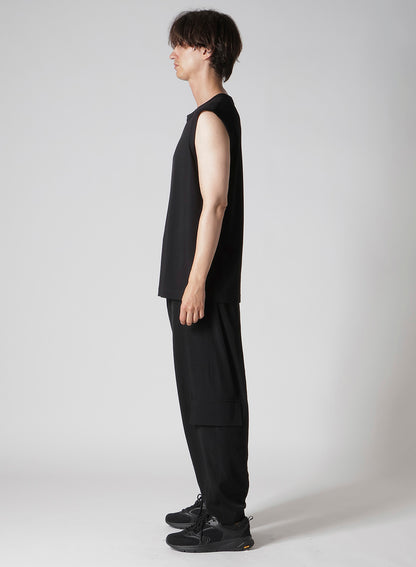 BAT PRINT SLEEVELESS TEE