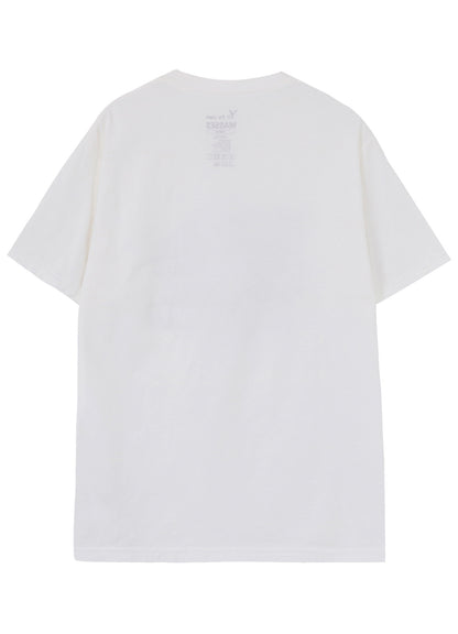 【Y's for men × MASSES】COTTON SINGLE PRINT ROUND NECK SHORT SLEEVE T