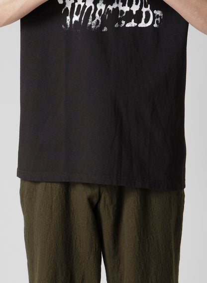【Y's for men × MASSES】COTTON SINGLE PRINT ROUND NECK SHORT SLEEVE T
