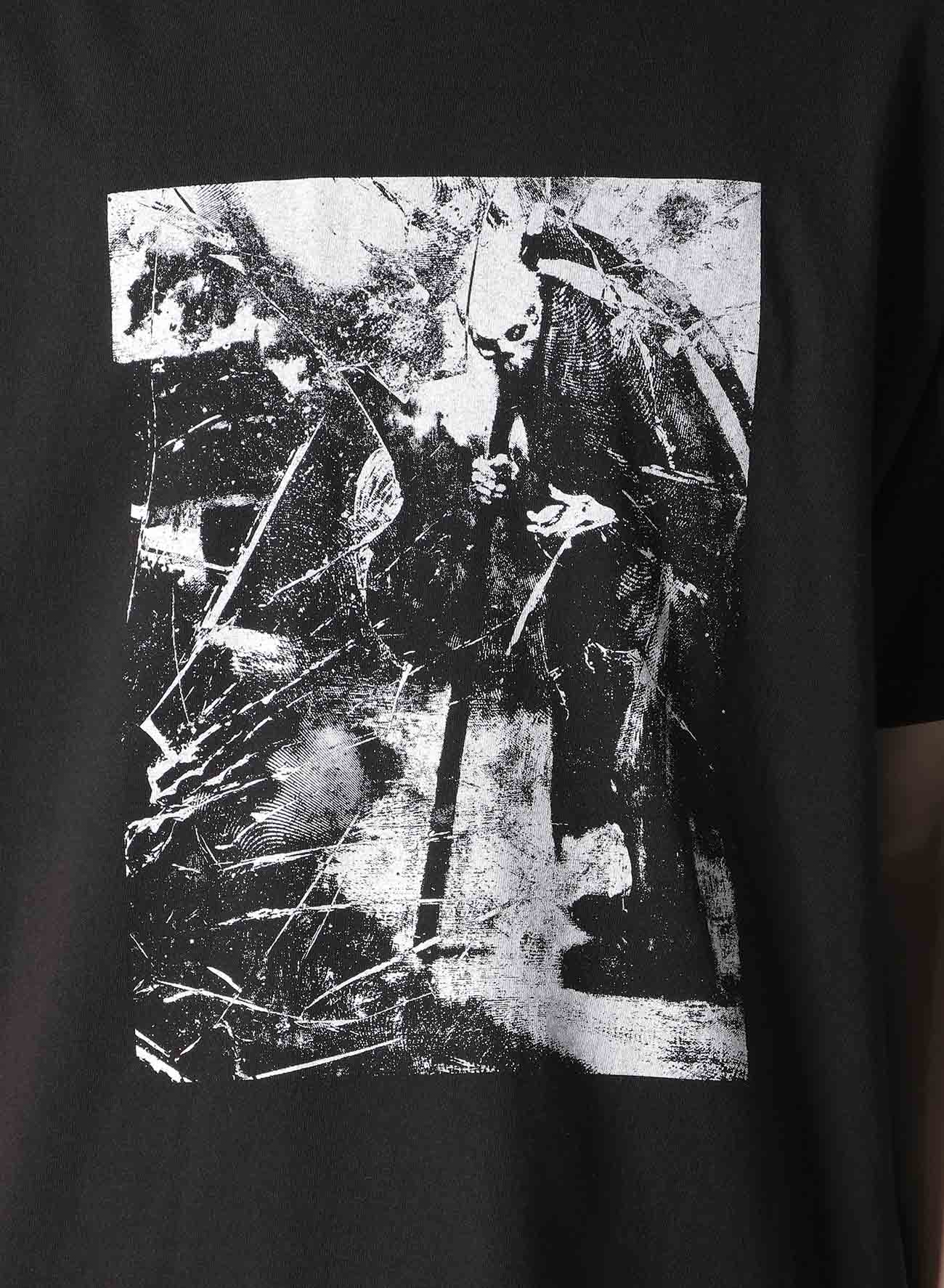 【Y's for men × MASSES】COTTON SINGLE PRINT ROUND NECK SHORT SLEEVE T