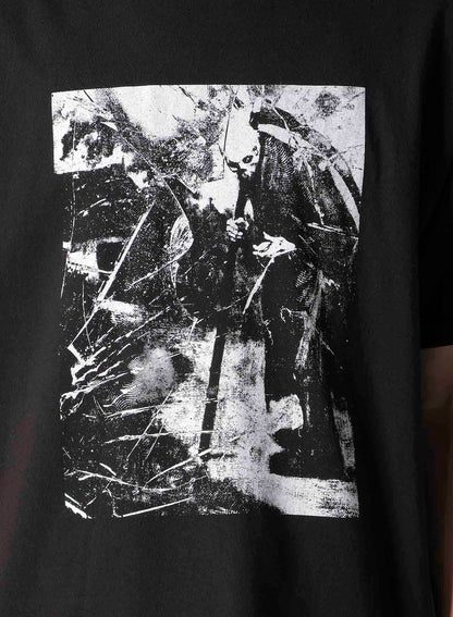 【Y's for men × MASSES】COTTON SINGLE PRINT ROUND NECK SHORT SLEEVE T