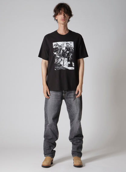 【Y's for men × MASSES】COTTON SINGLE PRINT ROUND NECK SHORT SLEEVE T