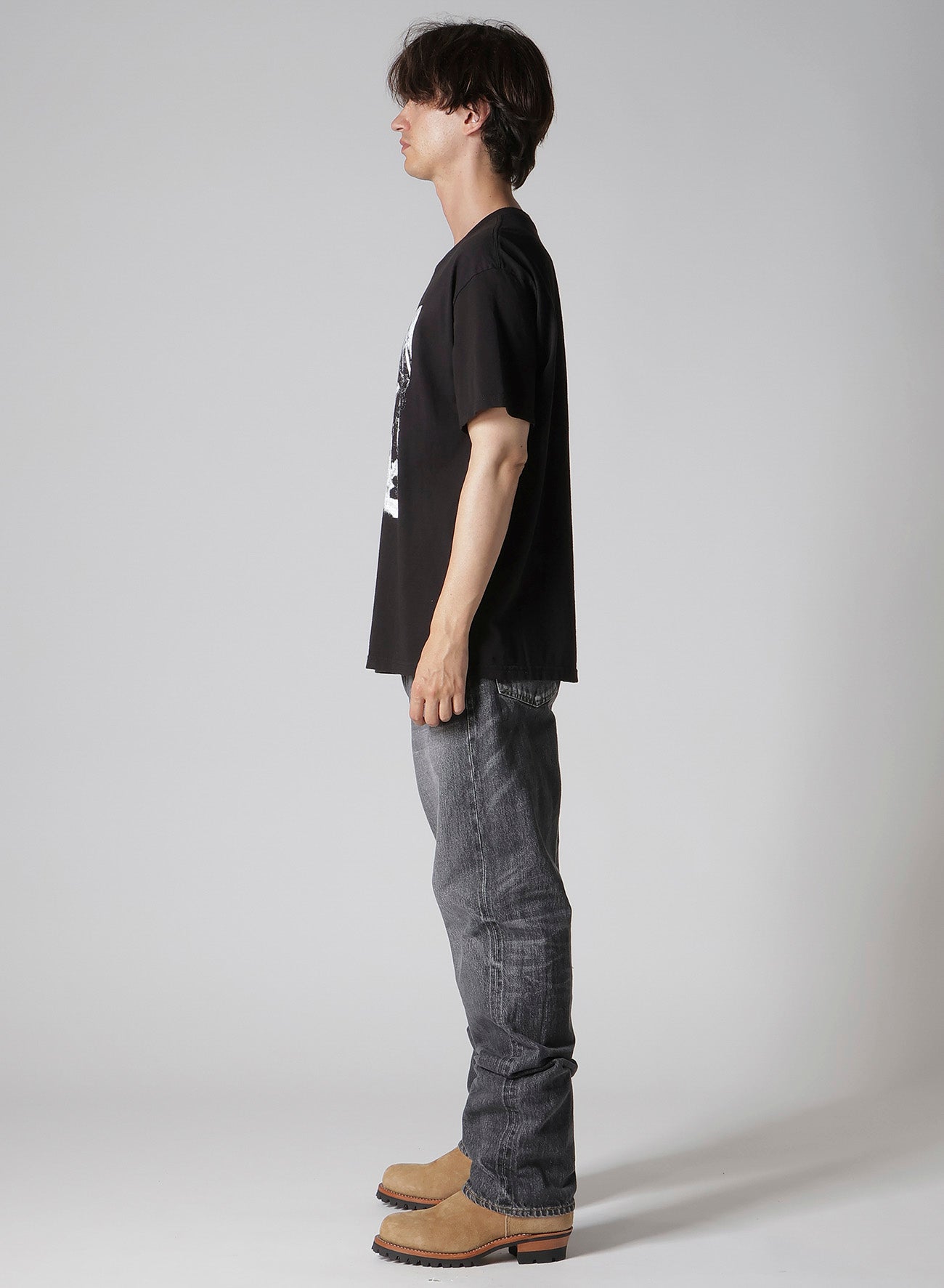 【Y's for men × MASSES】COTTON SINGLE PRINT ROUND NECK SHORT SLEEVE T