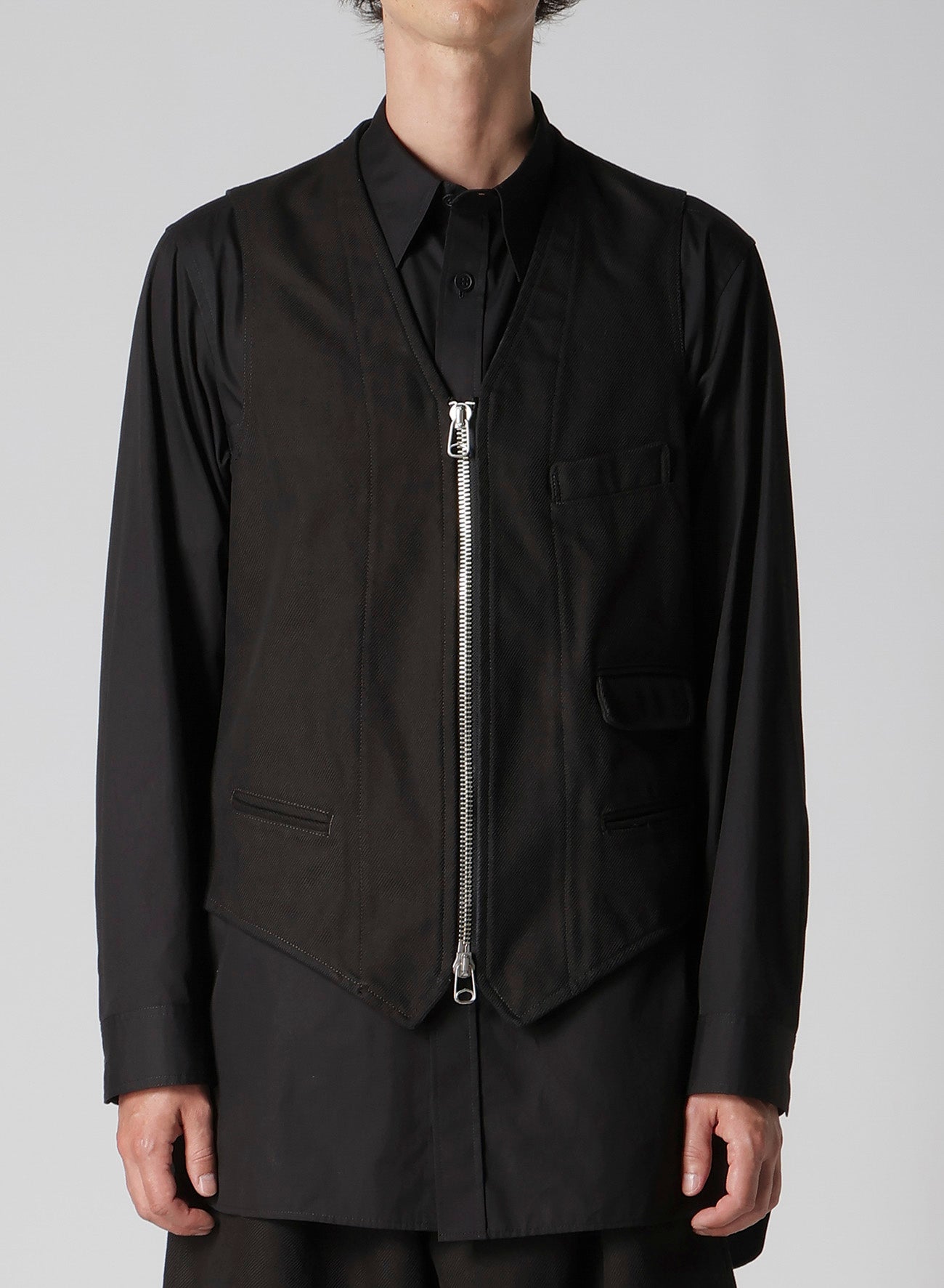 HEAVYWEIGHT KATSURAGI BIO ZIP VEST – THE SHOP YOHJI YAMAMOTO