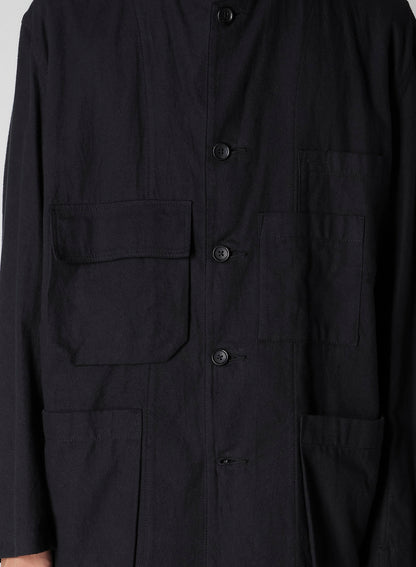 COTTON FLANNEL CHAIN STITCH BLOUSON