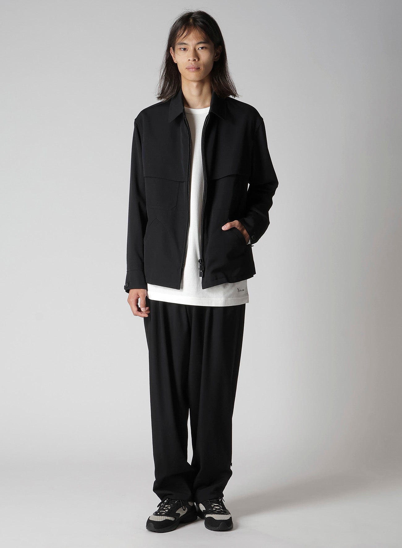 WOOL GABARDINE STORM SHIELD BLOUSON – THE SHOP YOHJI YAMAMOTO