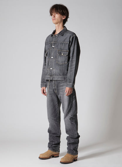 【Y's for men × MASSES】 DENIM JACKET H.WASH BLACK
