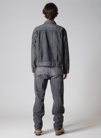 【Y's for men × MASSES】 DENIM JACKET H.WASH BLACK