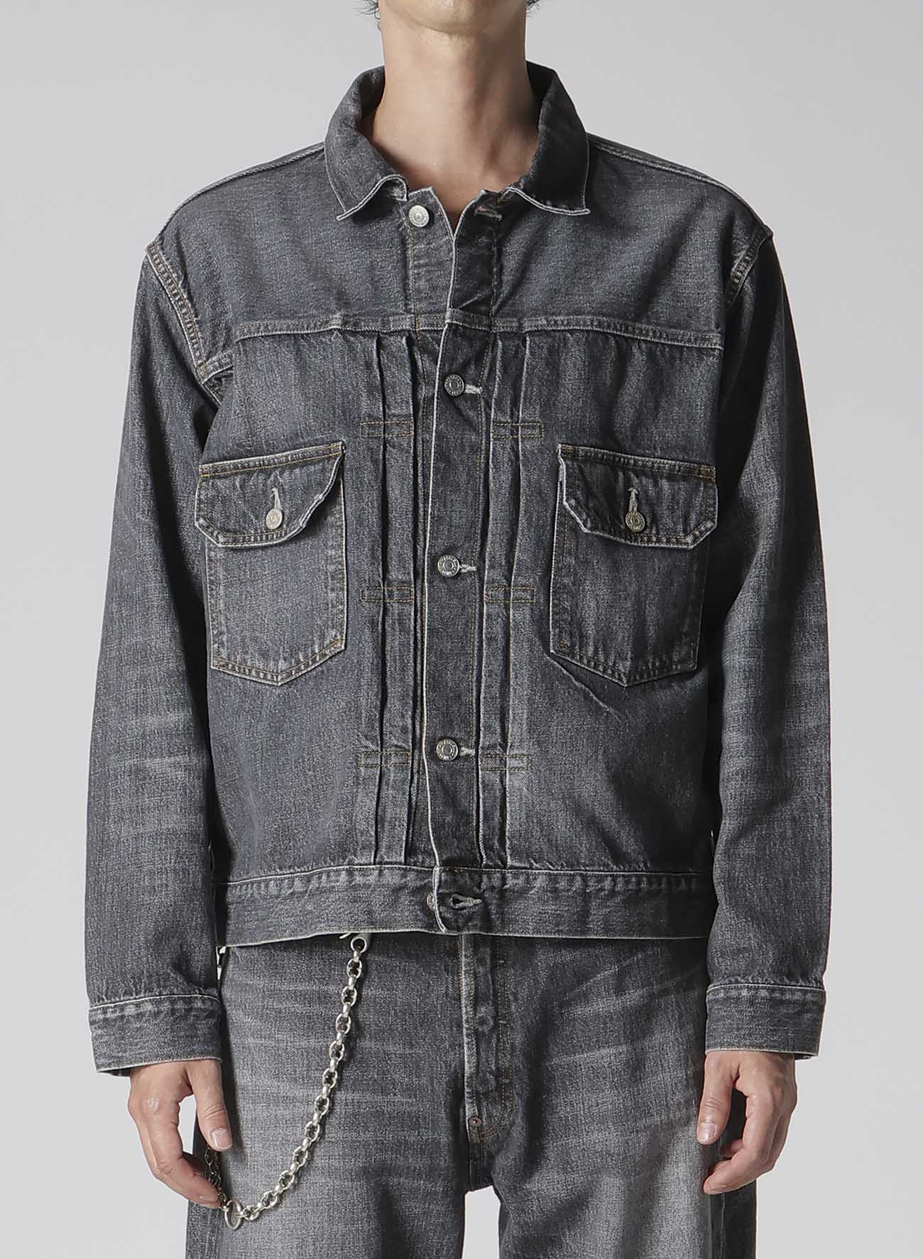 【Y's for men × MASSES】 DENIM JACKET H.WASH BLACK