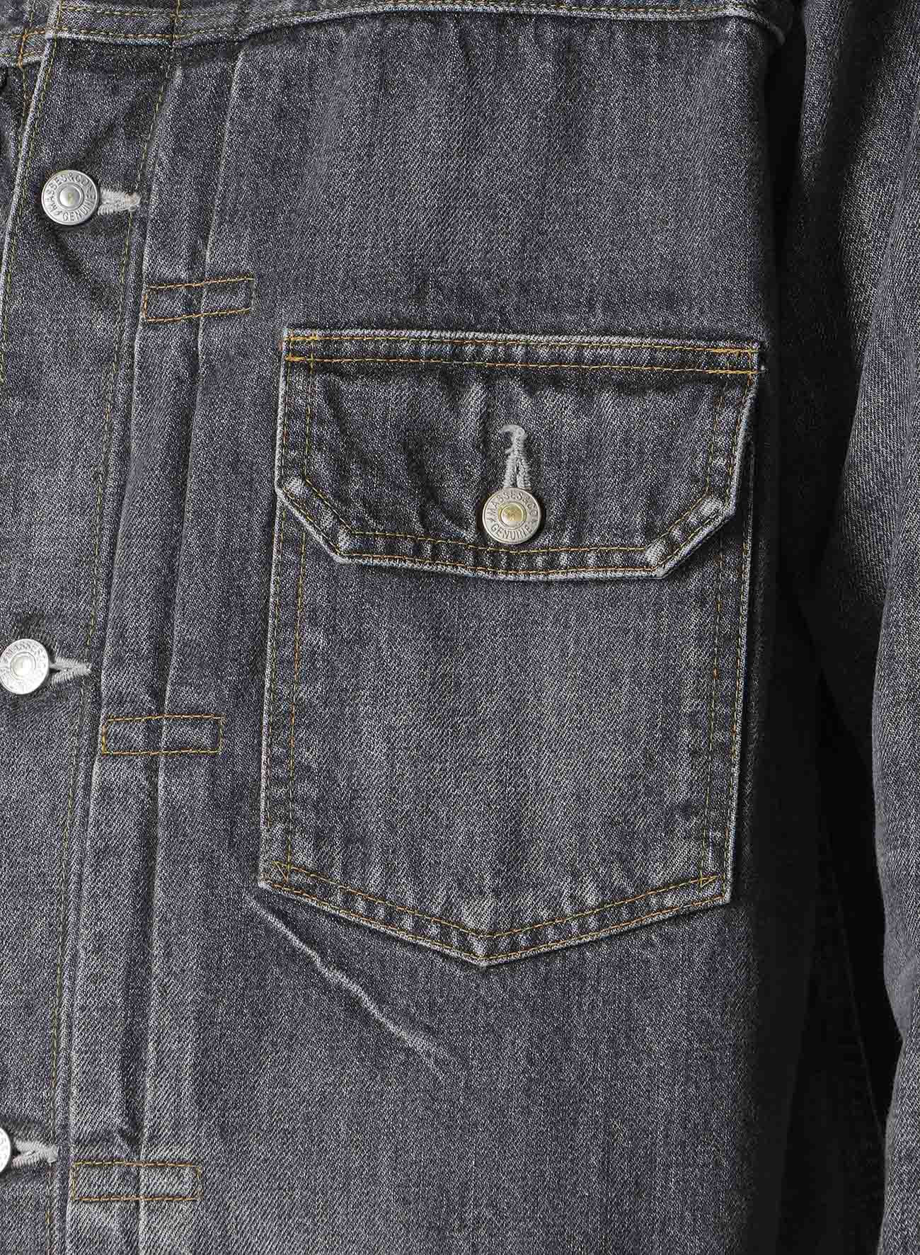【Y's for men × MASSES】 DENIM JACKET H.WASH BLACK