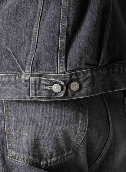 【Y's for men × MASSES】 DENIM JACKET H.WASH BLACK