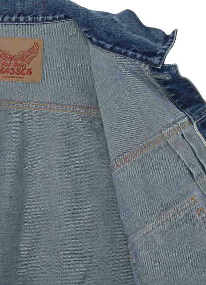 【Y's for men × MASSES】 DENIM JACKET H.WASH INDIGO