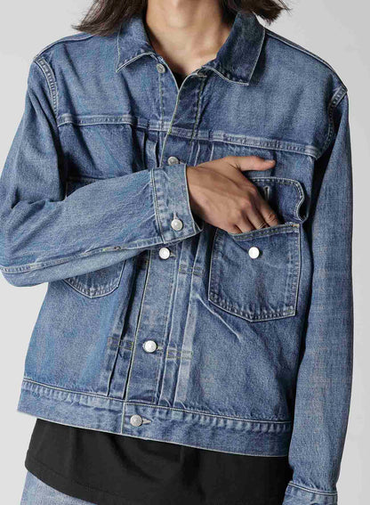 【Y's for men × MASSES】 DENIM JACKET H.WASH INDIGO