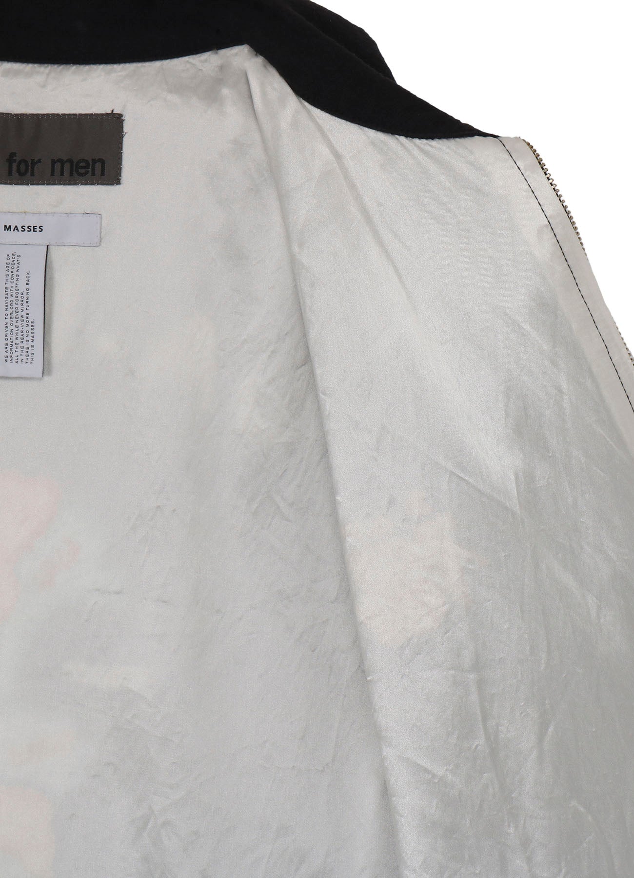 Y's for men × MASSES】 SOUVENIR BLOUSON – THE SHOP YOHJI YAMAMOTO