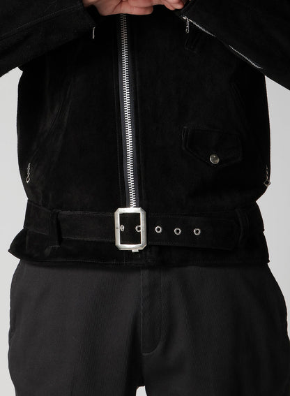 【Y's for men × MASSES】 SUEDE DOUBLE RIDERS JACKET