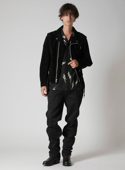 【Y's for men × MASSES】 SUEDE DOUBLE RIDERS JACKET