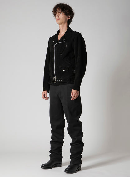 【Y's for men × MASSES】 SUEDE DOUBLE RIDERS JACKET