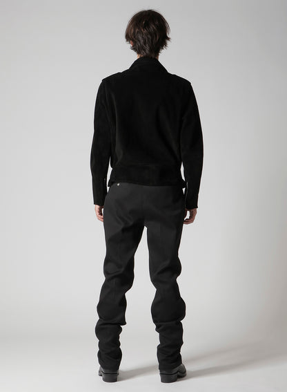 【Y's for men × MASSES】 SUEDE DOUBLE RIDERS JACKET