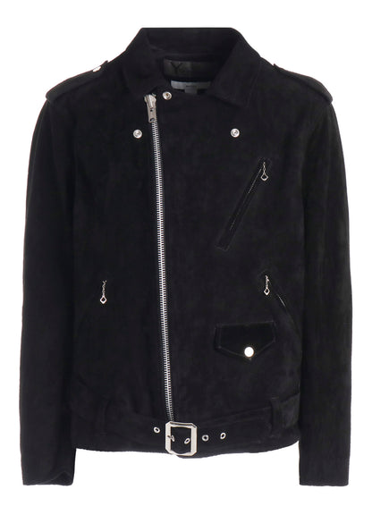 【Y's for men × MASSES】 SUEDE DOUBLE RIDERS JACKET