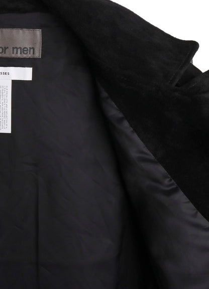 【Y's for men × MASSES】 SUEDE DOUBLE RIDERS JACKET