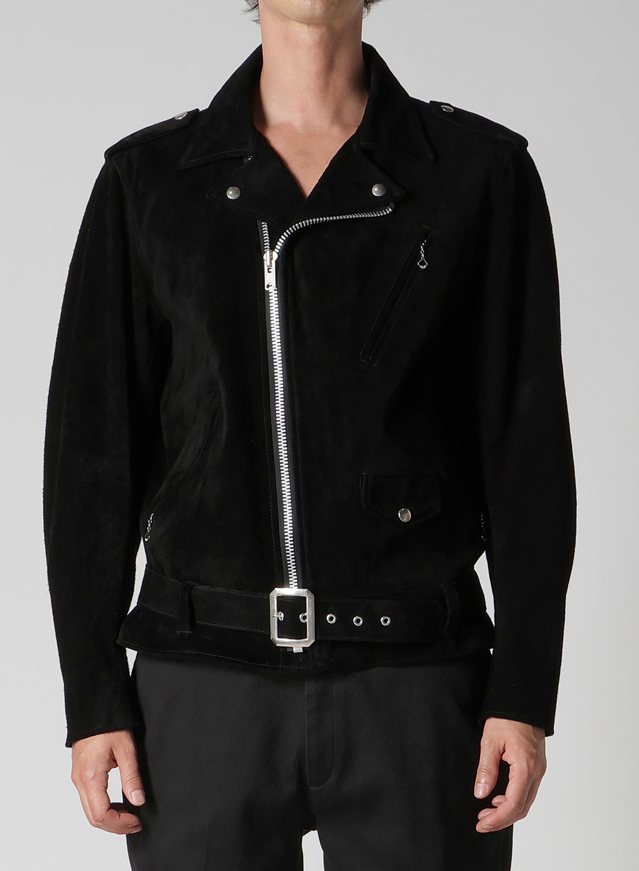 【Y's for men × MASSES】 SUEDE DOUBLE RIDERS JACKET