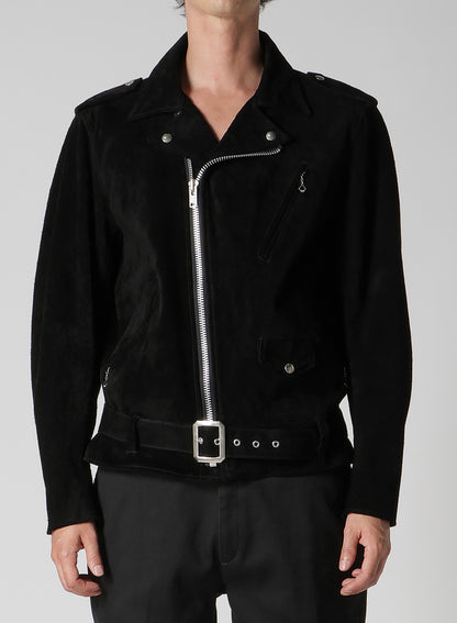 【Y's for men × MASSES】 SUEDE DOUBLE RIDERS JACKET