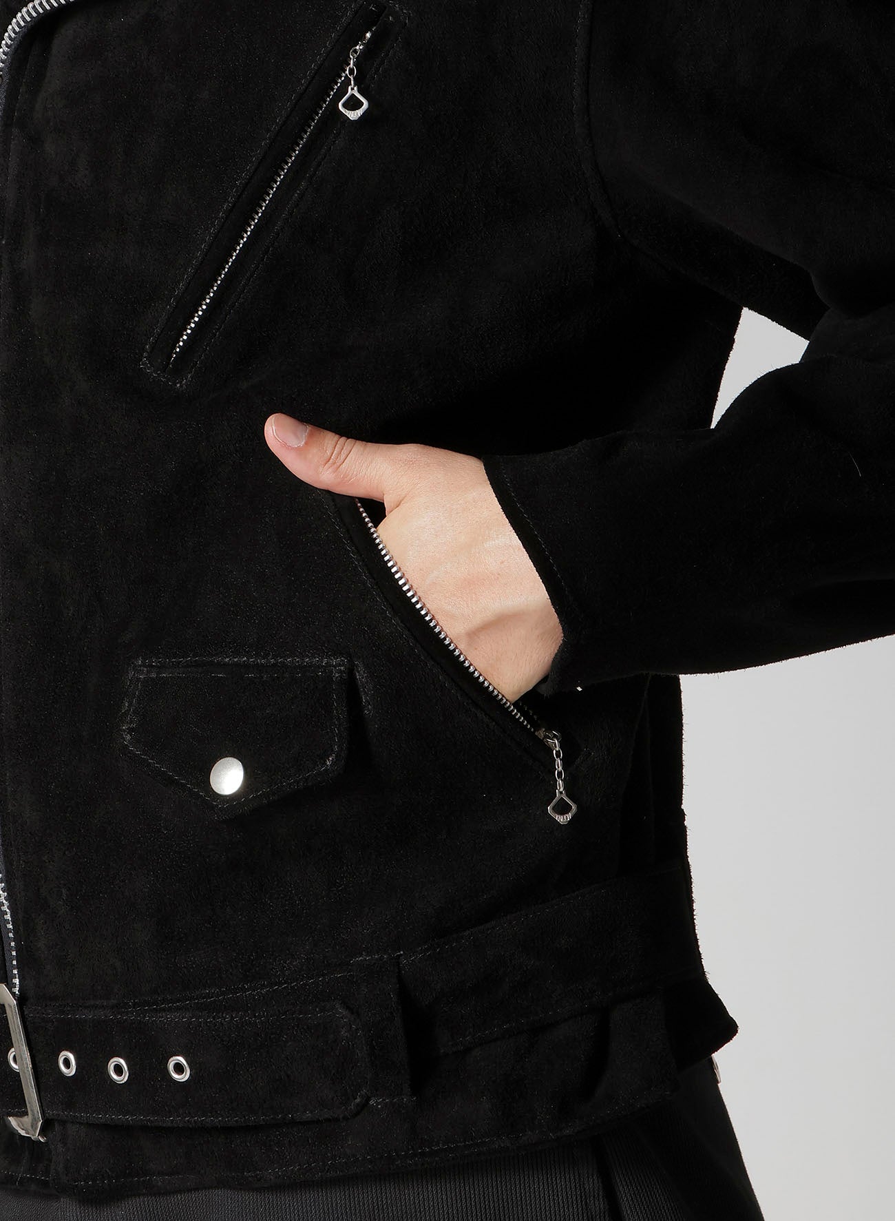 【Y's for men × MASSES】 SUEDE DOUBLE RIDERS JACKET