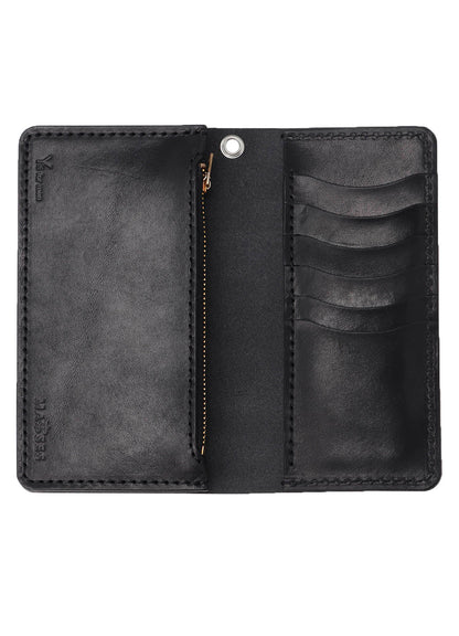 【Y's for men × MASSES】SADDLE LEATHER /SV LONG WALLET WITH CHAIN