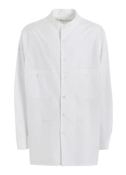 100/2 BROAD PANEL STAND COLLAR SHIRT