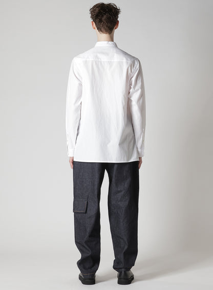 100/2 BROAD PANEL STAND COLLAR SHIRT