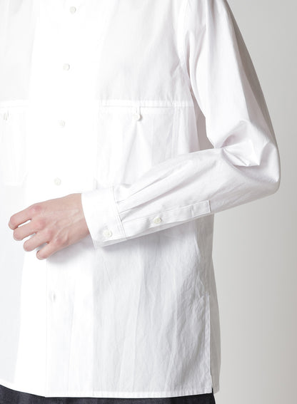 100/2 BROAD PANEL STAND COLLAR SHIRT