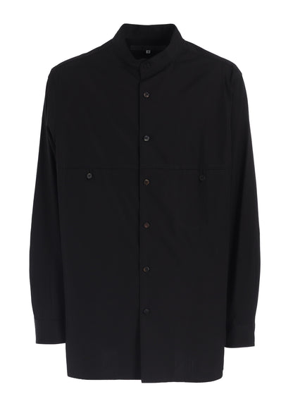 100/2 BROAD PANEL STAND COLLAR SHIRT