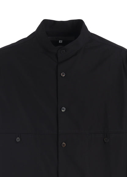100/2 BROAD PANEL STAND COLLAR SHIRT