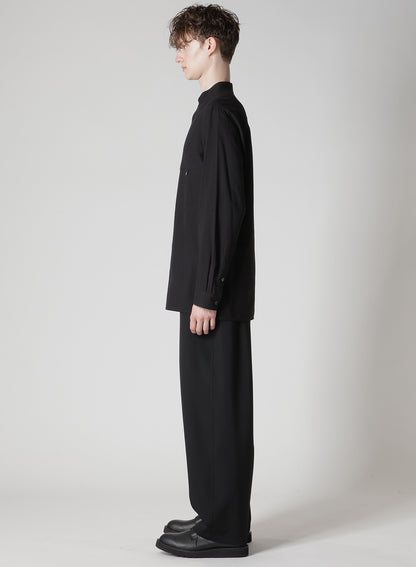 KHADI PANEL STAND COLLAR SHIRT